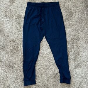 Zyia Navy Peak Zipper Joggers